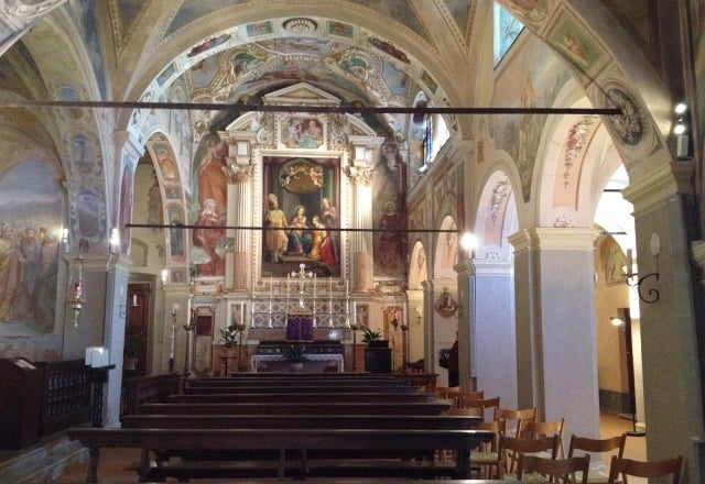Interno Chiesa Santa Caterina del Sasso