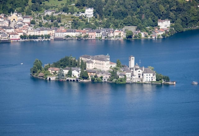 Isola di San Giulio da Hotel Panoramico