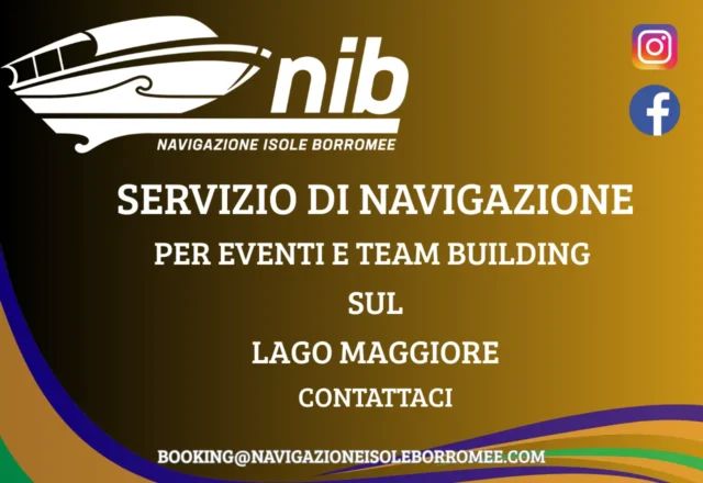 servizi di navigazione per eventi sul lago maggiore